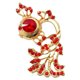 thumbnail image 5 of De Dos Tonos De De Imitación Fish Broche De Del Nupcial De Hombres Mujeres Accesorios De Moda Salvador Dali Insignia del broche de Goldfish, 5 of 10