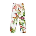 thumbnail image 4 of Balery Men'S Birds And Flowers Pants,Sleepwear Pants,Pajama Pants,Pj Bottoms Drawstring And Pockets-X-Large, 4 of 9