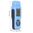 thumbnail image 1 of Appareil de Test d'Humidité, Analyseur d'Humidité pour Bois Portatif à Écran LCD, Compteur d'Humidité à Performance Stable pour Bois, Compteur d'Humidité pour Bois pour Propriétaires Rouge, Violet, Bleu, Vert, 1 of 8
