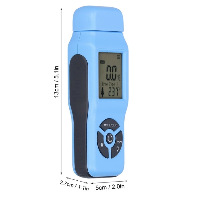 Appareil de Test d'Humidité, Analyseur d'Humidité pour Bois Portatif à Écran LCD, Compteur d'Humidité à Performance Stable pour Bois, Compteur d'Humidité pour Bois pour Propriétaires Rouge, Violet, Bleu, Vert