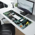thumbnail image 2 of Get in the Game with our XXL Extended Gaming Mouse Pad: Big Desk Pad, Non-Slip Rubber Base, Stitched Edges, Perfect for Office or Home Use, Unique Weeds Design - 31.5 x 11.8 inches, 2 of 7