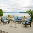 thumbnail image 4 of ARDEN Outdoor Deep Seat Cushion Set (2-Pack), 24 in x 24 in, Weather-Proof, Rain-Proof, Fade Resistant Patio Cushion for Chair, Sofa, and Couch Coastal Blue Geometric, 4 of 8