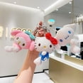 thumbnail image 2 of Sanrio Plushie Hello Kitty llavero de peluche, Kuromi My Melody, Cinnamoroll Doll, Kawali colgante, bolsa de coche, accesorios de juguete, regalo Fivean unisex, 2 of 2