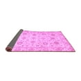 thumbnail image 2 of Ahgly Company Indoor Round Oriental Purple Traditional Area Rugs, 7' Round, 2 of 4