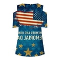 thumbnail image 5 of IROINNID 4th of July T-Shirt For Women Fashion Summer Casual Strapless Blouse Top V-Neck Women Tops 4th Of July, 5 of 5