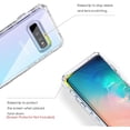 thumbnail image 3 of Funda para teléfono celular KIOMY Samsung Galaxy S10 a prueba de golpes, transparente, 3 of 7