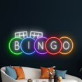 thumbnail image 4 of Handmadetneonsign Bingo Game Neon Sign, Game Player Wall Art Decor, Gaming Room Wall Decor, 4 of 4
