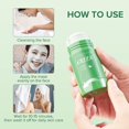thumbnail image 4 of Mascarilla facial de té verde 2pcs, barro limpio profundo, mascarilla facial de barro purificador de té verde para eliminar la cabeza negra, anti - acné, 4 of 5