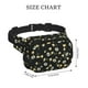 thumbnail image 4 of Fotbe Daisy Cangurera Cuadrada con Estampado de Doble Capa, Bolsa de Cintura Ajustable Mini para Hombres y Mujeres, 4 of 9