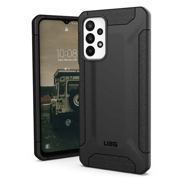 UAG Samsung Galaxy A23 5G Case 6.6" SM-A236 Scout Black Rugged Slim Durable TPU Military Grade Dropproof Shock Absorption Heavy Duty Premium Full Body Protective Cover