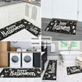 thumbnail image 6 of Halloween Kitchen Rug Set Of 2 Absobent Kitchen Mats for Floor,Happy Halloween Bat Spider Skull Kitchen Floor Mats for Bathroom,Room Bath (47x17+30x17 Inches), 6 of 7