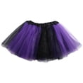 thumbnail image 7 of ZHOUCHANKIDS 4 Layers Tutu for Toddler Girls Kids Carnival Princess Puffy Tulle Dance Skirt Birthday Party Purple 3-8Years, 7 of 7