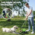 thumbnail image 4 of Pooper Scoopers Swivel Bin & Rake with 100 Waste Bag, Stainless Steel Handle Pooper Scoopers for Large Medium Small Dogs, 4 of 7