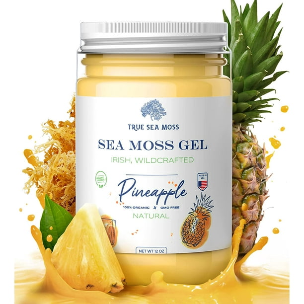 TrueSeaMoss Wildcrafted Irish Sea Moss Gel Nutritious Organic Raw