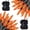 Orange, variant on Morttic 2 Pack 16 ft 50 LED Christmas Lights, Battery Operated Mini String Lights, Waterproof Tree Lights with 8 Lighting Modes, Indoor Outdoor Patio Garden Party Christmas Decoration, Multicolor