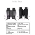 thumbnail image 4 of Professional Binocular Telescope NV8300 Night Vision Binoculars 8X Digital Zoom 3D Built-in Dual Screen 1.4'' 4K UHD 36MP, 4 of 6