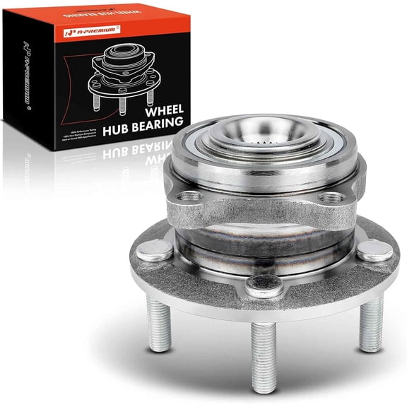 A-Premium Front Wheel Bearings and Hub Assembly Compatible with Honda Pilot 2009-2015 & Acura MDX 2007-2013, ZDX 2010-2013, w/5-Lug, Replace # 513267