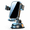 Mirror Finish - Black, variant on Car Phone Mount Holder, ABS Suction Cup Dashboard Phone Stand, 3.9 x 3.7 x 4.7 in Adjustable Black Cell Phone Holder with Vacuum Grip, Anti-Shake Support and Smart Lock Design