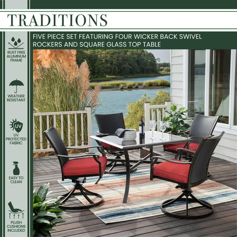 Seat Cushion for Traditions Dining Chairs and Swivel Rockers - Hanover Home