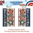 thumbnail image 4 of Memorial Day 4th of July House Flag 28 x 40 Inch Double Sided Burlap USA Patriotic Stars Independence Day Large Yard Flag Summer Holiday Farmhouse Seasonal Outdoor Outside Decoration, 4 of 6