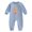 Blue Jumpsuit, variant on Okbabeha Baby Boy Easter Romper Long Sleeve O Neck Bunny Carrot Embroidery Jumpsuit