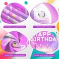 thumbnail image 4 of Disco Theme Banner Glittery Design Birthday Party Display Pink Purple Color Star Pattern Celebration Backdrop for Birthday Celebration Disco Party Photo Shoot, 4 of 9