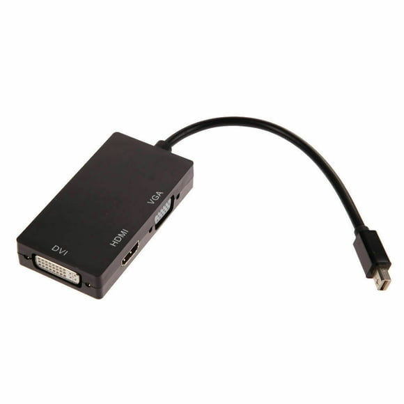 Mini DisplayPort Thunderbolt Male To DVI-D HDMI VGA Adapter Converter 4K 1080P