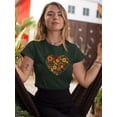 thumbnail image 2 of Storybook Style Flowers T-Shirt Women -Image by Shutterstock, Female Medium, 2 of 4