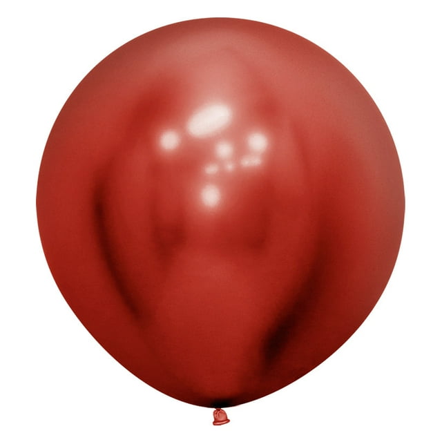 Vibrant Red Reflex Crystal Large Party Supplies – 10ct Biodegradable Durable Balloons for Birthdays – Perfect for Unisex Celebrations – Eco-Friendly Fun!