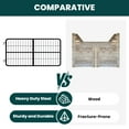 thumbnail image 4 of Horse Stall Door designed with 48" L x 24" H, Horse Stall Gate crafted with Heavy-Duty Thick Steel Frame, Horse Stall Guard sized with Yoke Design, Fits Standard Barn Doorways​, 4 of 8