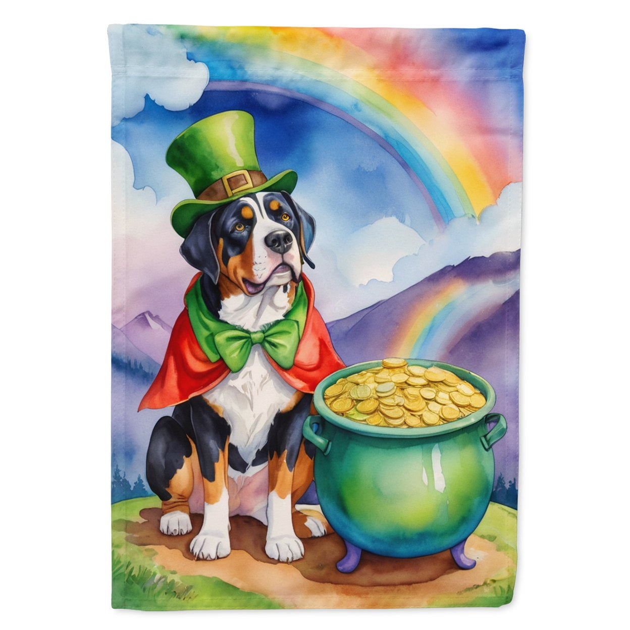 Belgian Tervuren St Patrick's Day Garden Flag 11.25 in x 15.5 in