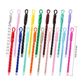 thumbnail image 3 of Beadable Keychain Cords, 18 Piece Colorful Loop Straps for DIY Bag Charms Jewelry Making Bracelets Crafts People and Adults, 3 of 5