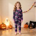 thumbnail image 2 of KPVEVIQ Toddler Boys Girls Halloween Pumpkin Pajamas Cute Ghost Print Pjs for Boy Girl Jammies Little Kids Skeleton Skull Sleepwear Clothes Sets,6-7 Y, 2 of 9