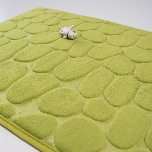 Nvzi Juego de tres piezas de inodoro de estilo europeo, 2 juegos de almohadillas para inodoro, alfombrilla de baño absorbente, limpia y reutilizable para ducha (marrón).