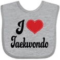 thumbnail image 3 of Inktastic I Love Taekwondo Boys or Girls Baby Bib, 3 of 4