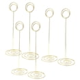 thumbnail image 1 of Soporte para tarjetas Advancent 6 uds 22cm de alto color oro, 1 of 1