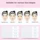 thumbnail image 3 of 4/80 piezas/10 hojas V Lifting Face Sticker Invisible Maquillaje Adhesivo Lifting Face Tape Parche Delgado Transpirable Pegatina Lifting Chin Tighten, 3 of 6