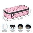thumbnail image 6 of Goofa Strawberry And Heart Pattern Pencil Case, Multi- Slot Pencil Pouch, Portable Pencil Bag, Pen Case for& Office, 6 of 9