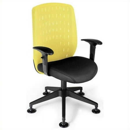 OFM Vision Executive Guest Chair in Buttercup Yellow