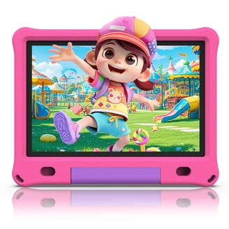 PRITOM Tablette pour Enfant 10 Pouces, Android 10.3G, Child Lock, WiFi pour Enfant, 6000 mAh