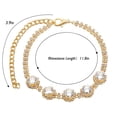 thumbnail image 3 of 2 pcs Dog Pearls Necklace  Jewelry for Small Dogs Puppy  Bling Rhinestones Cat Wedding Collar, 3 of 10