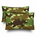 thumbnail image 1 of GCKG Camouflage Seamless Pattern Pillow Cases Pillowcase 20x30 inches Set of 2, 1 of 4