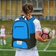 thumbnail image 2 of Rudmox Bolsa-Mochila Fútbol+Zapatillas, Pelota Baloncesto, Vóley, +Funda Portátil, Viajes, Equipo Escolar (Azul), 2 of 3