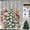 Gray, variant on Small Stall Shower Curtain 48x72 Inch Narrow Half Size Christmas Tree Bath Curtains Bathroom Decor, Xmas Deer Snowflakes Farmhouse Wooden Waterproof Fabric Shower Curtain Set with Hooks 48 Inch