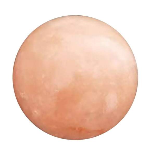 1Pc Crystal Ball Salt Soap with Natural Himalayan Salt Minerals Stone Massage Ball Orange