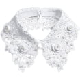 thumbnail image 5 of YooGuoGuo Solid Color Hollow-Out Floral Peral Decorative Detachable Fake Collar Choker Blouse Collar for Women Girls, 5 of 9