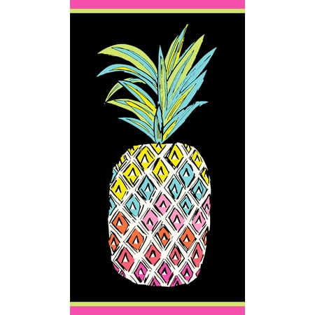 Oversized 100% Cotton Pineapple Beach Towel by Better Homes & Gardens - 72" x 40" - 1 Pack