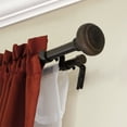 Mainstays 3/4" Oil Rubbed Bronze Hawthorn Double Curtain Rod Set, 3084