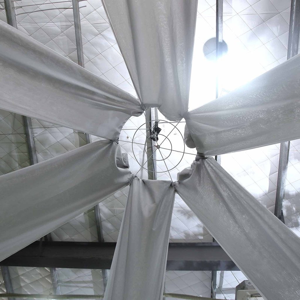 Balsacircle 40 Feet Long Premium Sheer Voile Ceiling Draping Panel