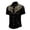 Black@GC@, variant on Mens Western Cowboy Shirts Short Sleeve Buttons Down Shirts for Men Trendy Patchwork Leopard Lapel Soft Lightweight Tops
